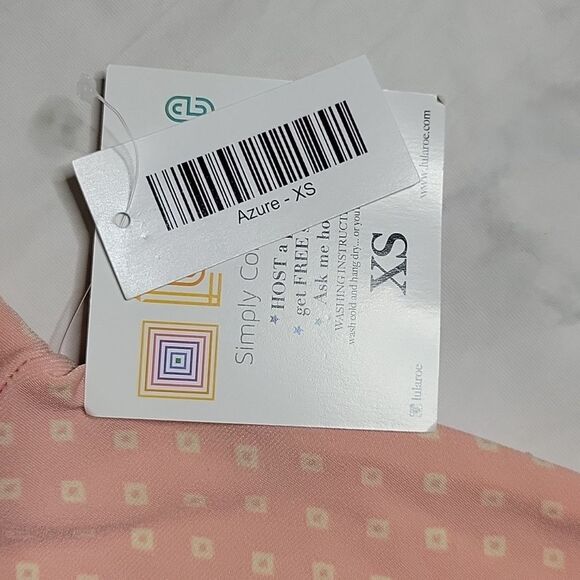 LulaRoe Coral Azure Skirt - Picture 2 of 3